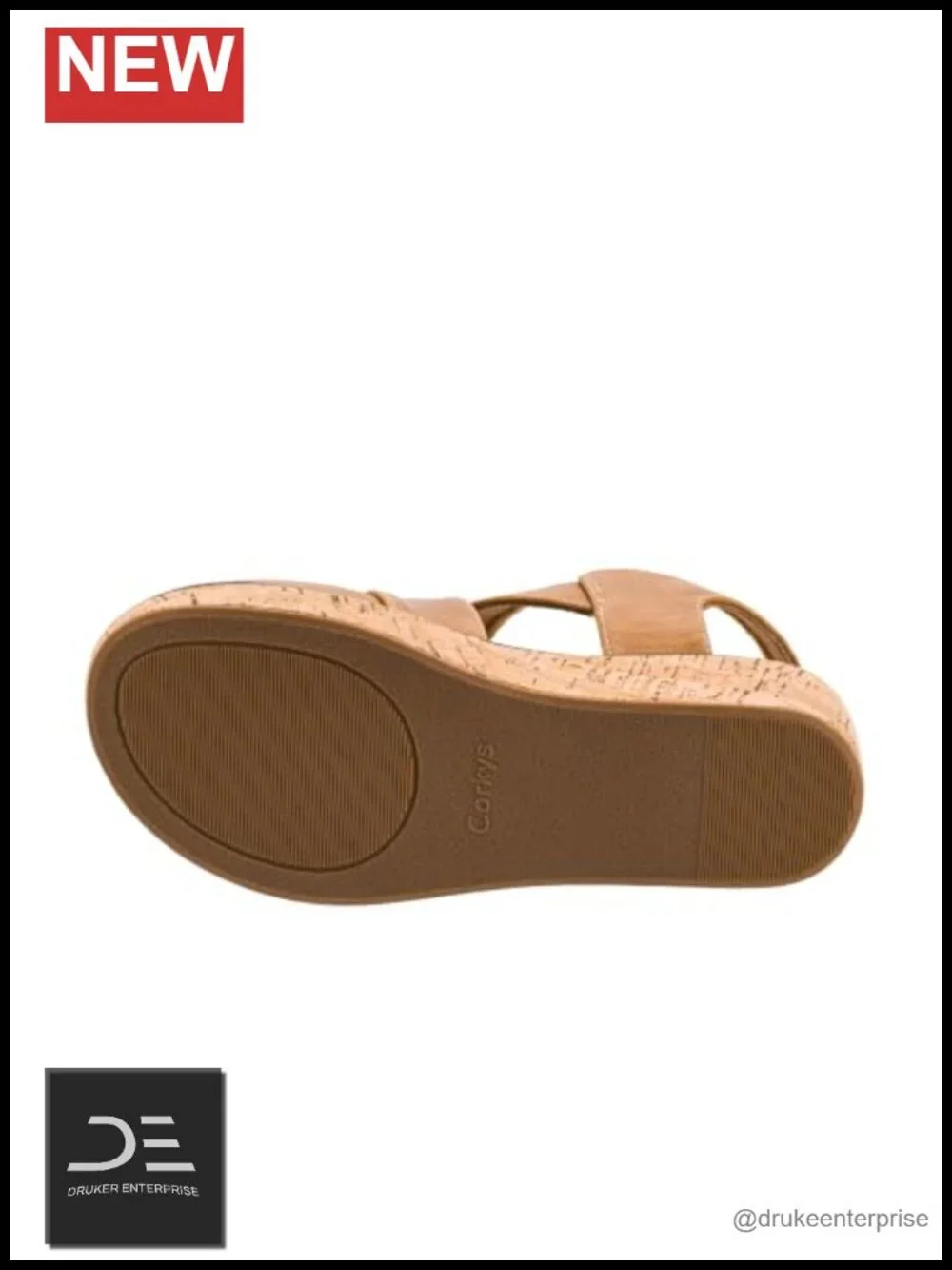 Corkys Women's Bring It In Wedge Sandal Faux Leather